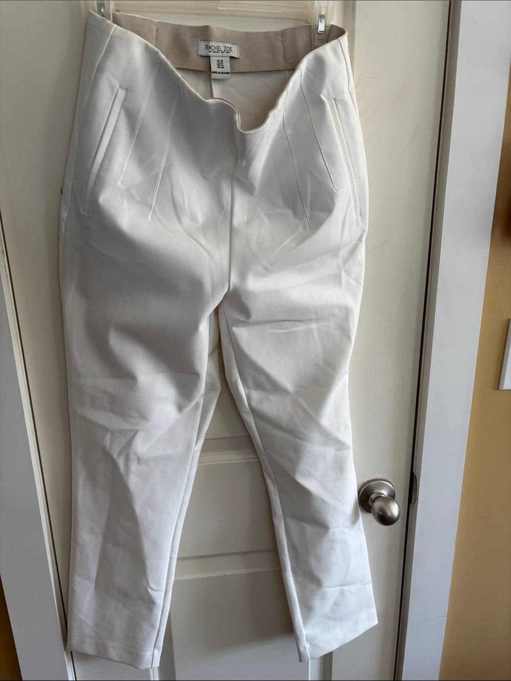 Rachel Zoe Crisp White Men's Dress Trousers